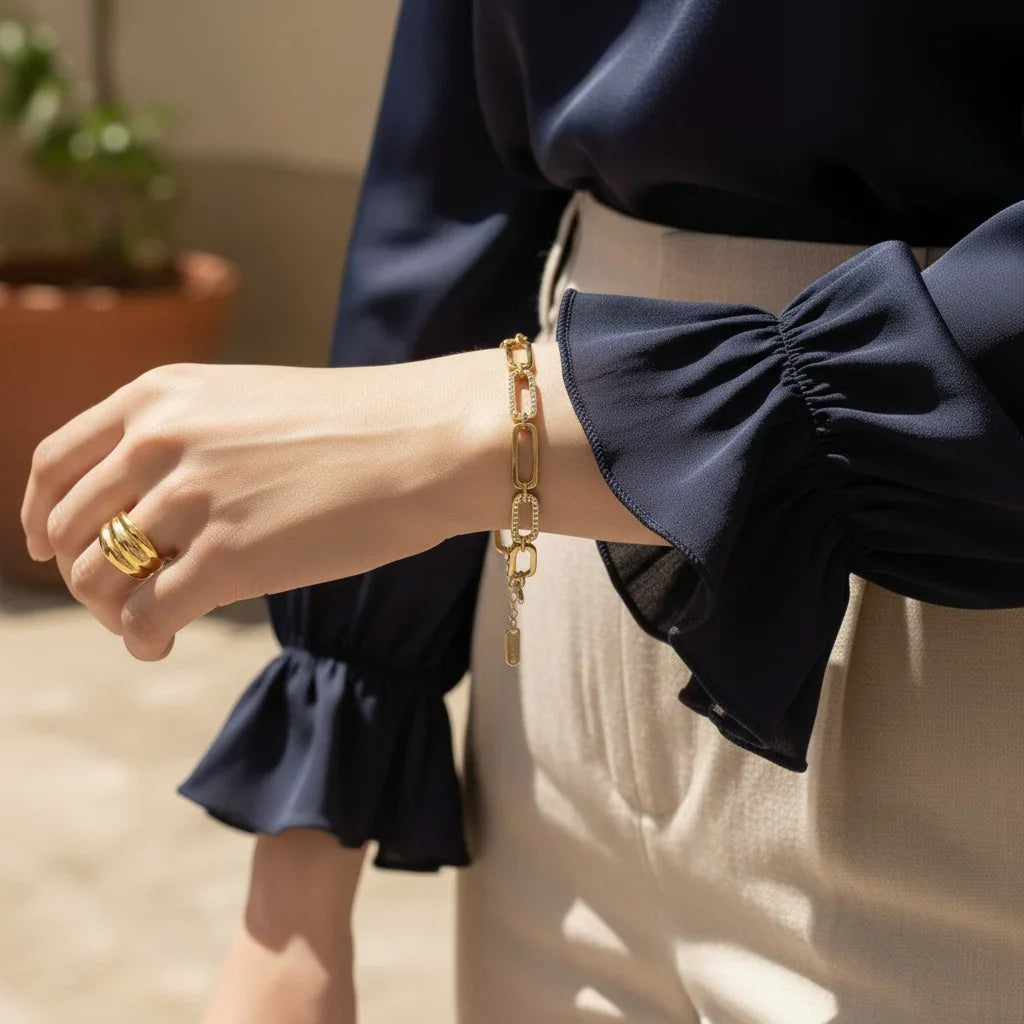 Coralie Diamond Chain Bracelet