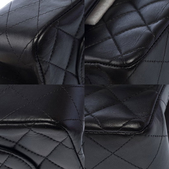 Classic Black Quilted Leather Small Bag with Gold Chain
