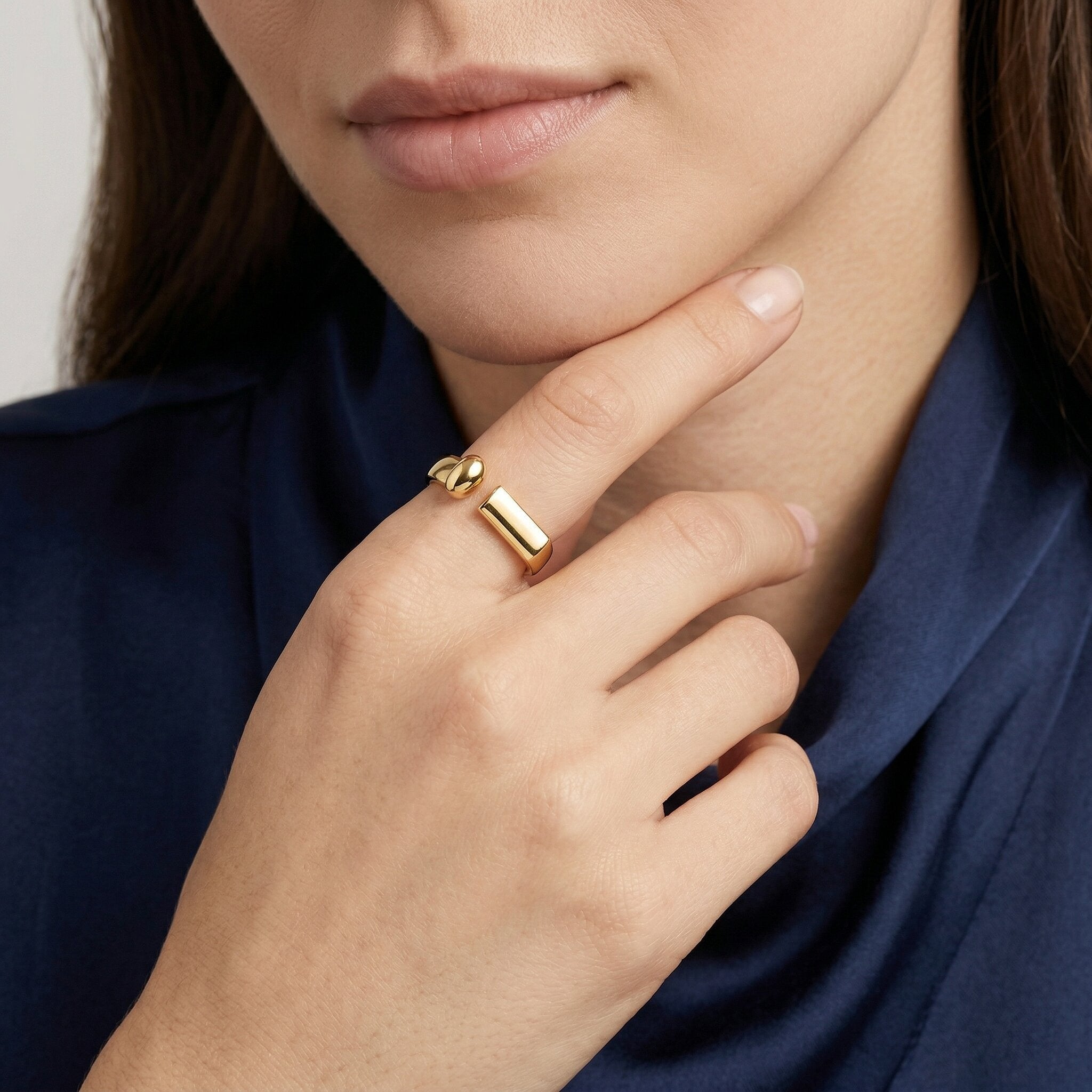 Cadenza Gold Ring